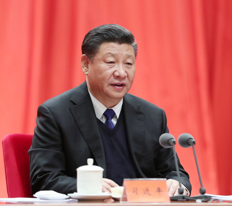 1月11日，中共中央總書記、國家主席、中央軍委主席習近平在中國共產(chǎn)黨第十九屆中央紀律檢查委員會第二次全體會議上發(fā)表重要講話。